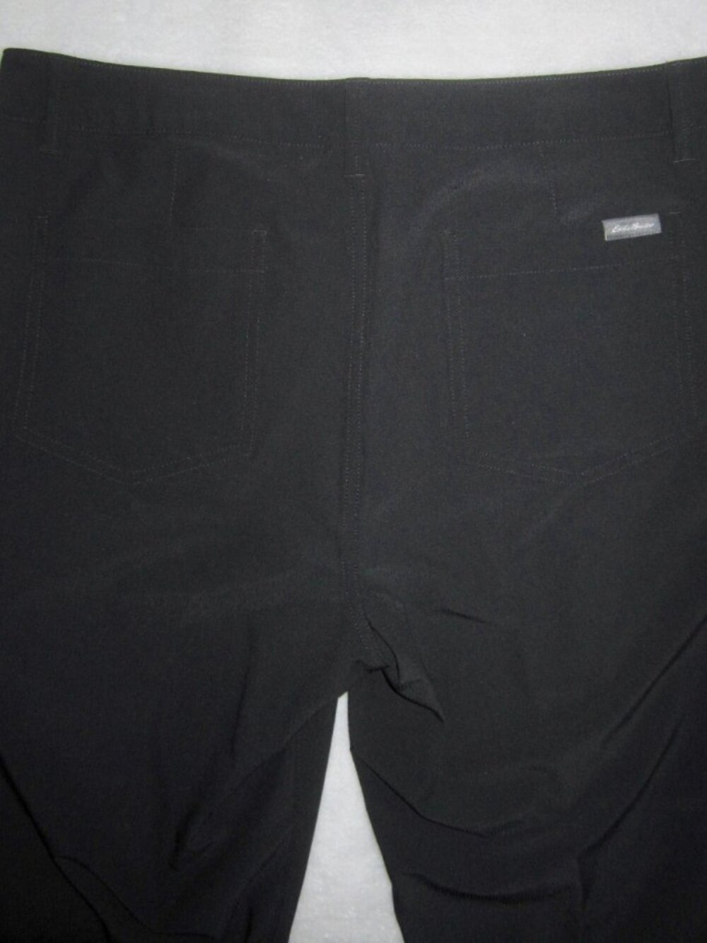 EDDIE BAUER Stretch Ripstop Crop Pants Black Women's 10 - Picture 10 of 12